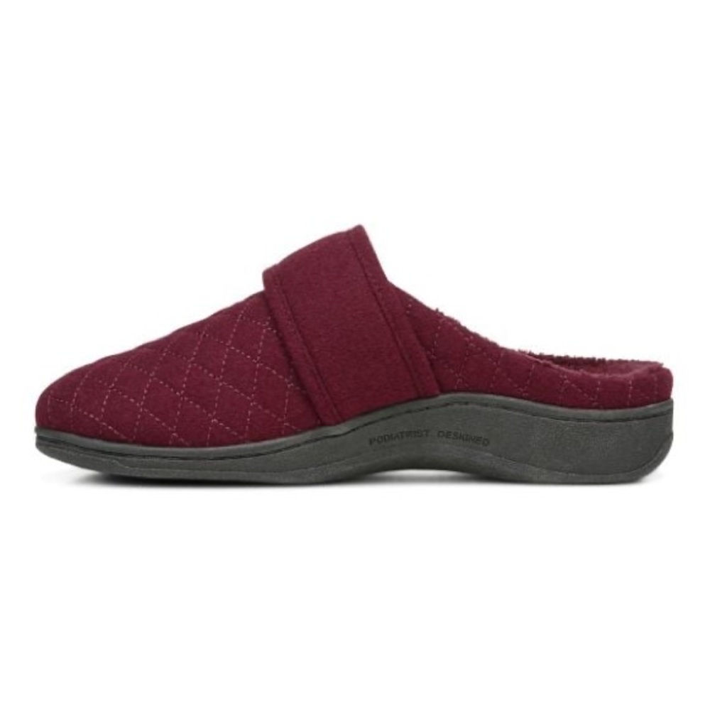 Vionic Carlin Flannel Wine - Picture 12 of 14